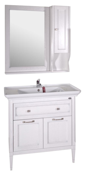 Зеркало (57х85)  ASB-Woodline Гранда 60 11483 (белый)